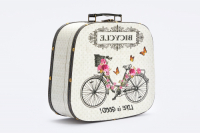 Hoff Декоративный чемодан Велосипед  превью