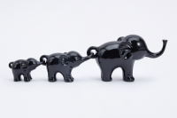 Hoff Набор из 3 декоративных фигурок Семья слонов  превью