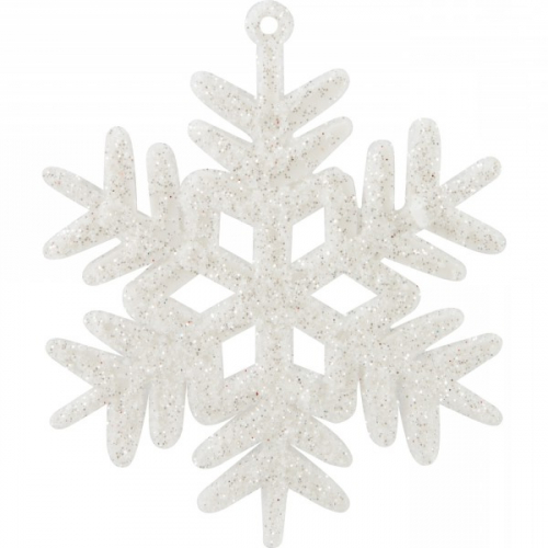 Волшебная страна   украшение декоративное 3шт "снежинки" волшебная страна 007597