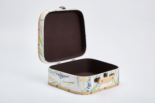 Hoff Декоративный чемодан для хранения Нежная лаванда 