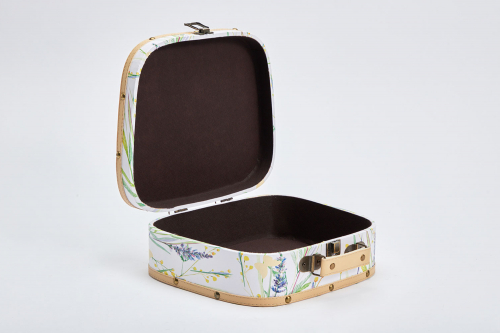 Hoff Декоративный чемодан для хранения Нежная лаванда 