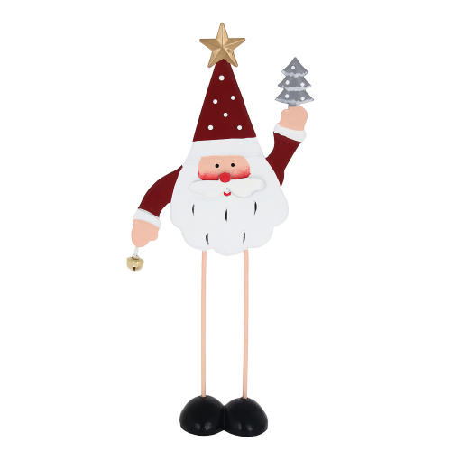 Сноу бум  379-241 СНОУ БУМ Сувенир декоративный в виде Деда Мороза, 20x8x6 см, металл