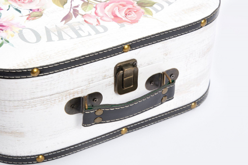 Hoff Декоративный чемодан Нежный букет 