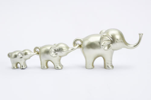 Hoff Набор из 3 декоративных фигурок Семья слонов 