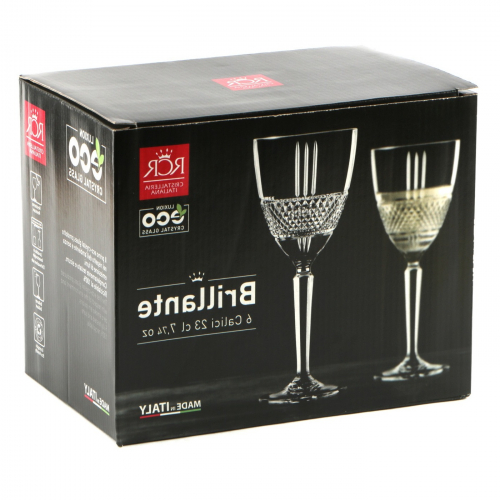 Rcr   Набор бокалов для белого вина RCR Brillante 230 мл 6 шт