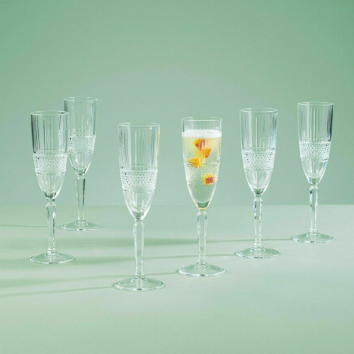 Rcr   Набор бокалов для шампанского RCR Brillante 190 мл 6 шт