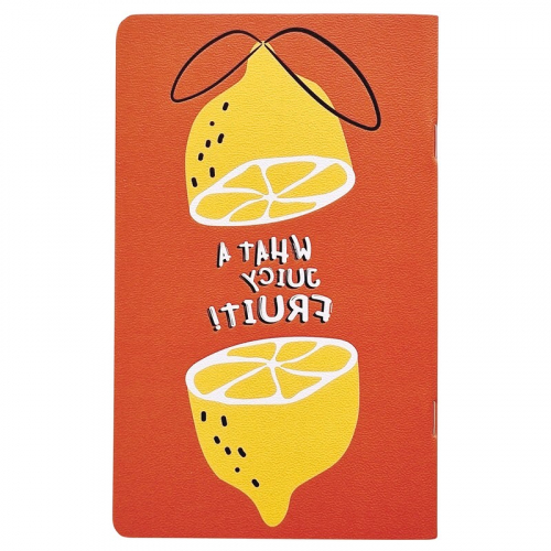 Be Smart   Блокнот Be Smart Fruits лимон 13x21 см 48 л