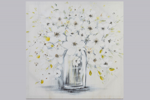 Hoff Репродукция Белые цветы в вазе 