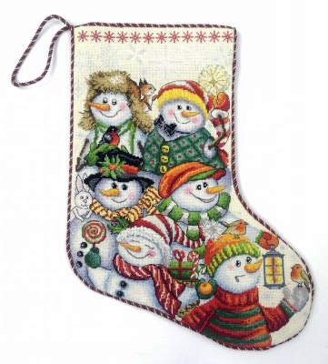Марья искусница Набор для вышивания 21.003.12 Веселые снеговики (МИ) 