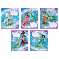 Disney-Пром   Тетрадь школьная  Disney "Fairies Party" 18 л линейка превью