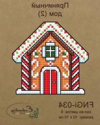 Embroidery Craft Набор для вышивания FNNGi-034 Пряничный дом (2)  превью