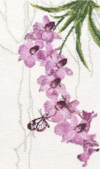 Марья искусница Набор для вышивания 04.004.17 Фиолетовая орхидея (МИ)  превью